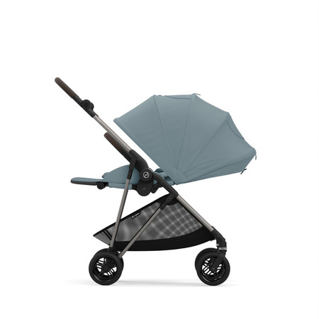 Cybex Melio Wózek Głęboko-Spacerowy Stormy Blue + Cloud G I-Size
