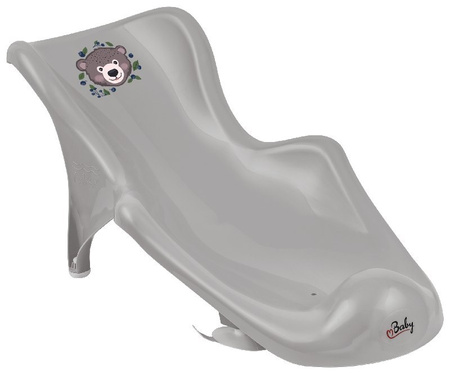 MALTEX Fotelik do kąpieli Misiu Leśna Ferajna szary