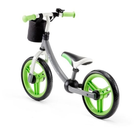 KinderKraft Rowerek Biegowy 2Way Next z Akcesoriami Green/Grey