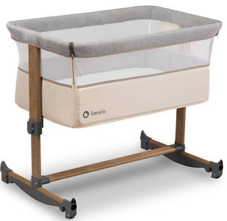 Lionelo Leonie Łóżeczko Dostawne Turystyczne Sand Beige