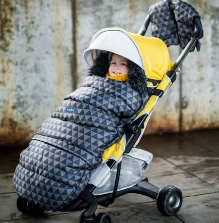 Zaffiro Grow Up 2.0 Śpiworek Do Wózka Plusz Geo Grey