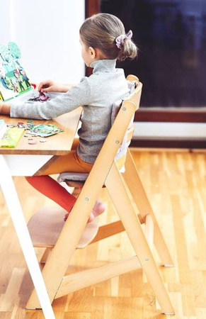 Moby Woody Drewniane Krzesełko Do Karmienia Drewniane