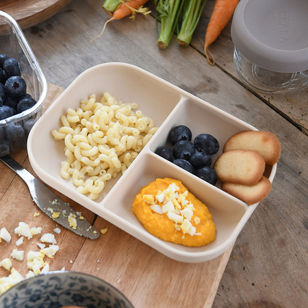 Beaba Silikonowy trójdzielny talerz z przyssawką Clay