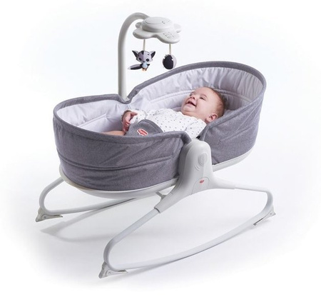 Tiny Love Wielofunkcyjny Leżaczek-Bujaczek z Funkcją Krzesełka 3w1 Grey