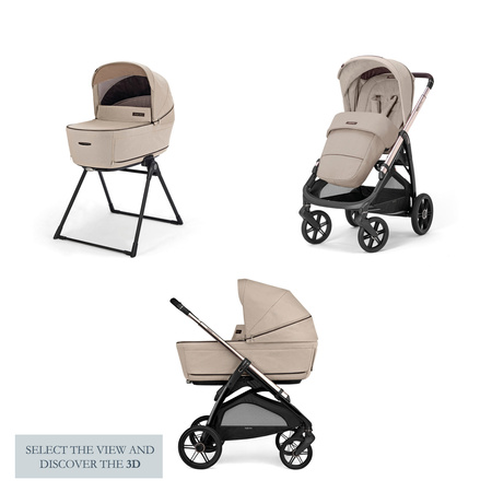Inglesina Aptica System Duo Wózek Głęboko-Spacerowy Pashmina Beige + Akcesoria