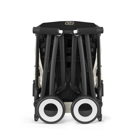 Cybex Libelle 2025 Wózek Spacerowy Rama Black Canvas White + Cybex Pałąk