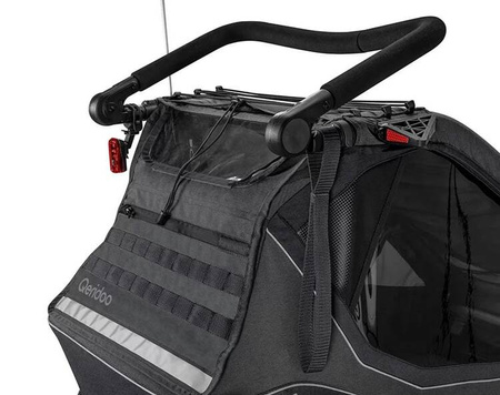 Qeridoo Kidgoo2 Przyczepka Rowerowa Steel Grey