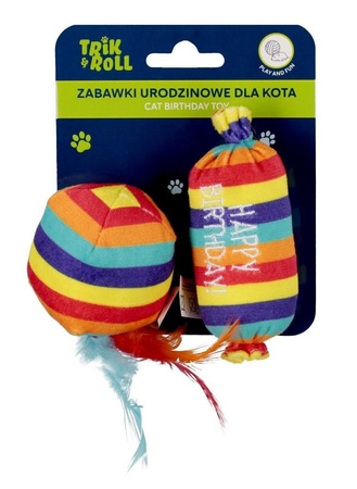 Trik&Roll Zabawka dla Kota Piłki 2 szt