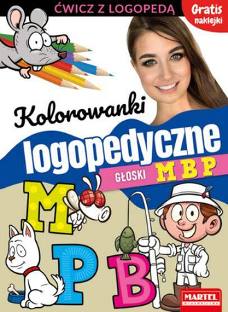 Martel Kolorowanki Logopedyczne Głoski M B P
