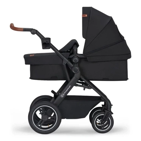Kinderkraft B-Tour Mink Pro Wózek Głęboko-Spacerowy + Fotelik 0-13 kg Zestaw 3w1 Black