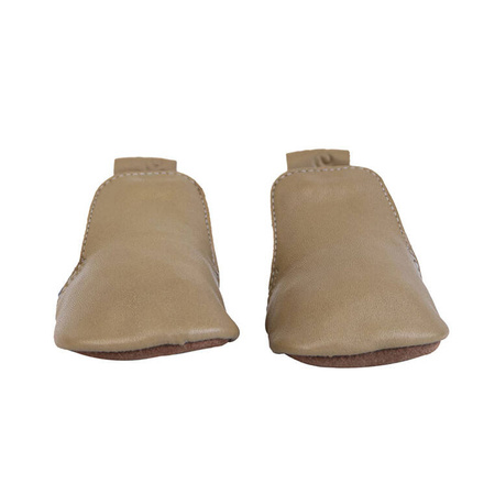 Lodger Skórzane buciki dla niemowląt piaskowe Stepper Sand r. 20