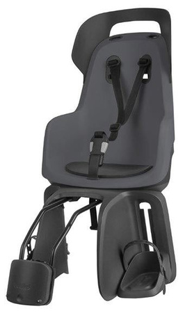 Bobike Go 1P Fotelik Rowerowy Do Ramy Macaron Grey