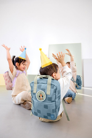 Lassig Plecak mini kwadratowy Pattern Party Blue