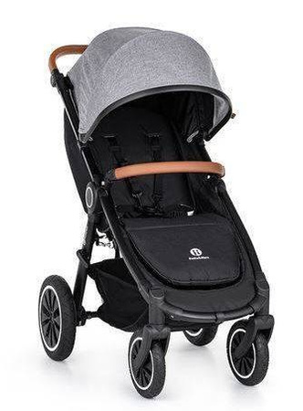 Petite&Mars Street + RWS Stelaż Wózka Spacerowego Oak + Budka Shadow Grey