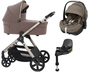 Espiro Only 2025 Wózek Głęboko-Spacerowy + Maxi-Cosi Pebble 360 Pro2 Fotelik Samochodowy + Baza