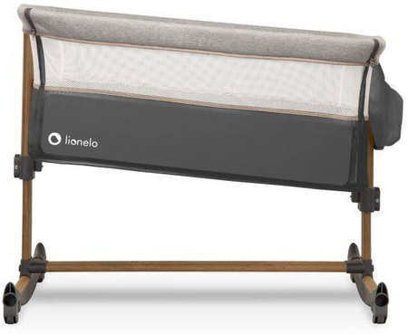 Lionelo Leonie Łóżeczko Dostawne Turystyczne Stone Grey
