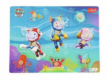 Trefl Zabawka Drewniana - Puzzle Medium Paw Patrol