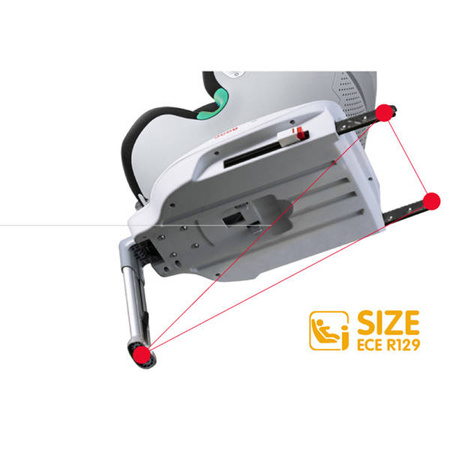 Sparco SK6000i Isofix Fotelik Samochodowy 9-25kg Czarno-Czerwony