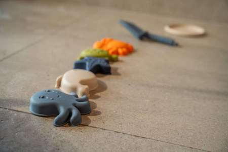 Filibabba Silikonowy Zestaw Zabawek Do Piasku 5 szt. Animals Of The Sea