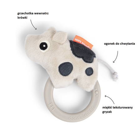 Done by Deer Grzechotka z Gryzakiem Krówka Dotti Sand