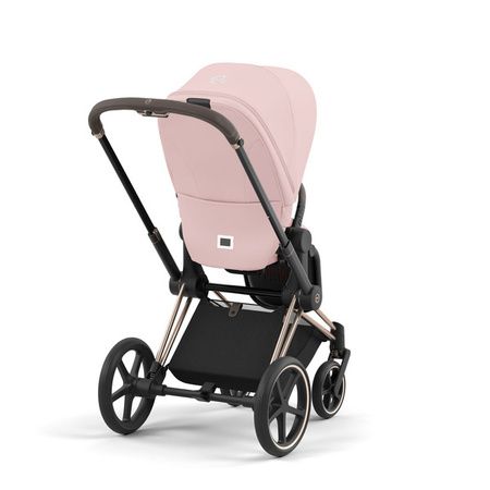 Cybex Priam 4.0 Wózek Głęboko-Spacerowy + Fotelik Samochodowy Cloud T 0-13kg Peach Pink