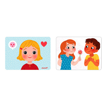 Janod Magnetyczna układanka Emocje