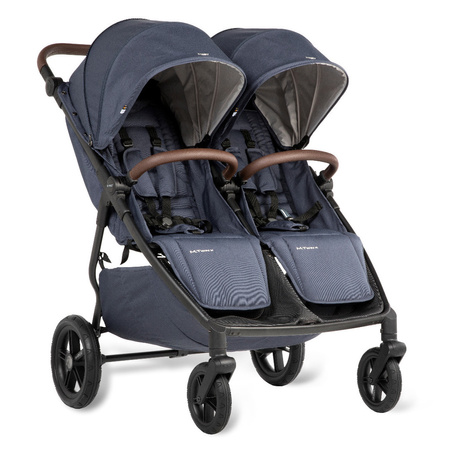 Mast M.Twin x Wózek Bliźniaczy Mast Swiss Design Koła Light Blueberry