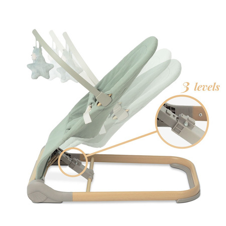 Neno NESSO leżaczek dla dzieci LIGHT GREEN