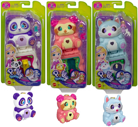 Mattel PollyPocket Otwórz i Przekręć GTM56 Mix Kolorów