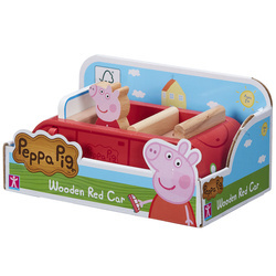 Tm Toys Peppa Pig Drewniany Samochód z Figurką