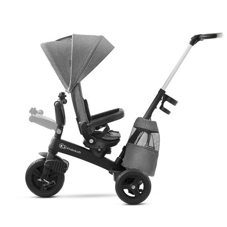 Kinderkraft Easytwist Rowerek trójkołowy Platinum Grey