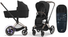 Cybex e-Priam 3.0 Wózek Głęboko-Spacerowy Sepia Black + Cybex Śpiworek