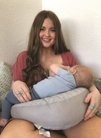 Chicco Boppy Comfyhug Nosidełko Silver Green