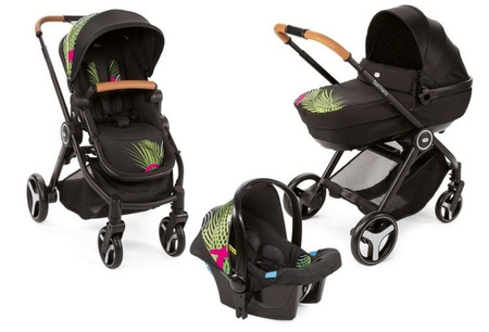 Chicco Trio Best Friend Jungle Comfort 3w1 Wózek Głęboko-Spacerowy Jungle