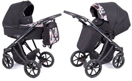 Coletto Dante Wózek Głęboko-Spacerowy 2w1 D-07 Czarno-Grafitowa Rama