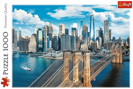 Trefl Most Brookliński Nowy Jork USA Puzzle 1000 Elementów
