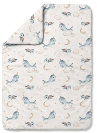 Waldin Kołdra Bambusowa 100x75 Wieloryb Beżowy