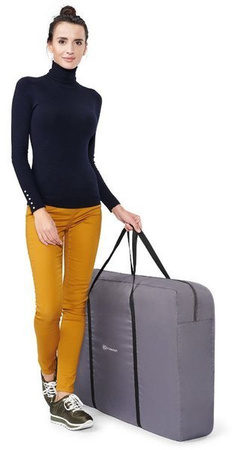 Kinderkraft Uno Up Łóżeczko Dostawne Grey Melange