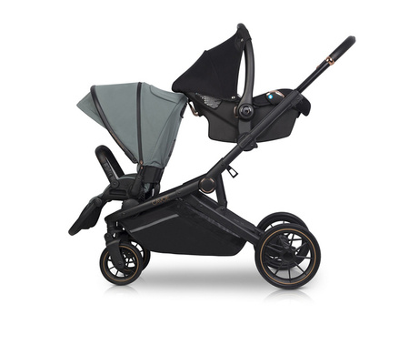 Cavoe Avec 2024 Wózek Spacerowy Bliźniaczy Boho Green