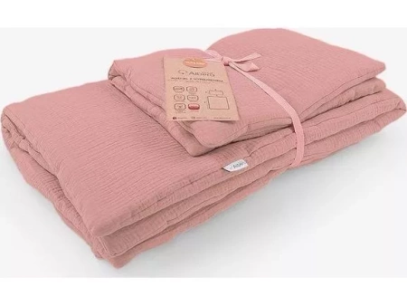 Albero Mio Pościel z Wypełnieniem Double Gauze Beżowa Picnic