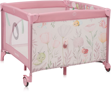 Lionelo Millie Plus - wielofunkcyjny kojec dziecięcy | Pink