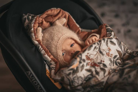 Makaszka Kocyk Do Fotelika Sage Green