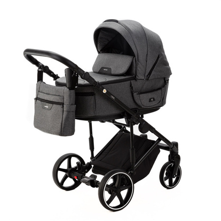 Adamex Zico New Wózek Głęboko-Spacerowy 2w1 Grafitowy TK-57