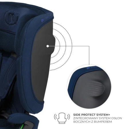 Kinderkraft FIX2GO Fotelik Samochodowy 9-36 kg Niebieski
