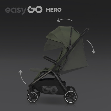 Easy Go Hero Wózek Spacerowy Jungle Green