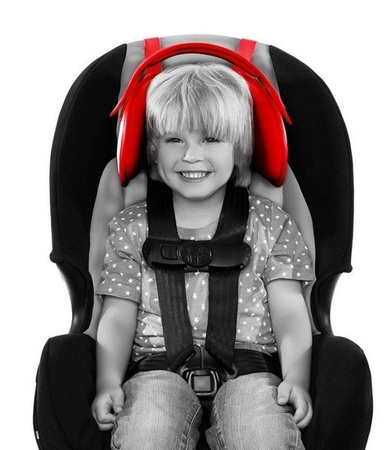 NapUp Opaska Podtrzymująca Głowę w Foteliku Samochodowym Szary