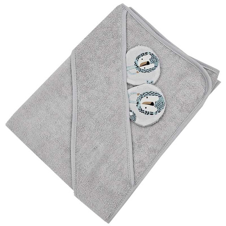 Eko Okrycie Kąpielowe Szary Lew