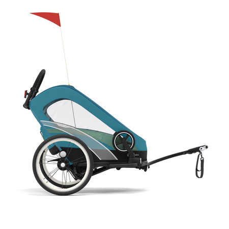 Cybex Zeno Bike Przyczepka Rowerowa Mid Turquoise