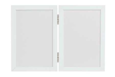 Odcisk Bobasa Podwójna Ramka Z Glinką Biała