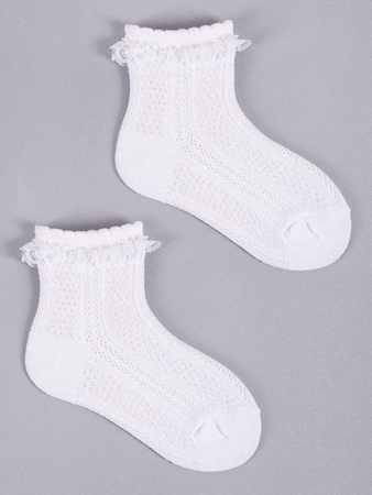 Yoclub! Stopki Ażurowe Dziewczęce EUR 31-34 3Pak